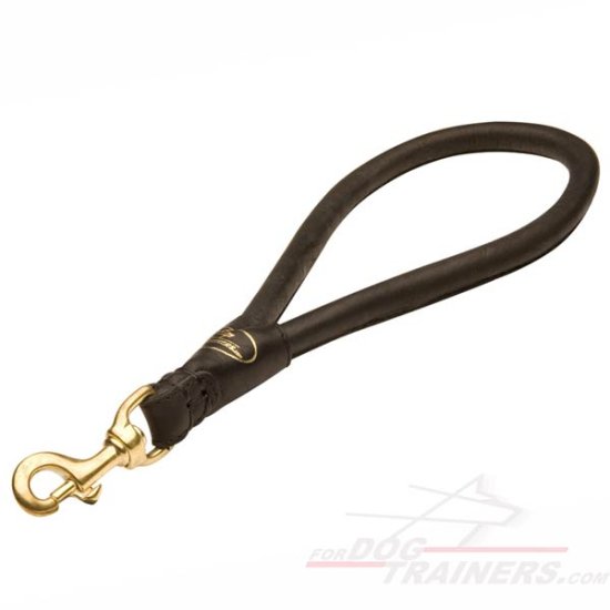 Fast Grab Round Leather Dog Lead Fast Grab Round Leather Dog Lead