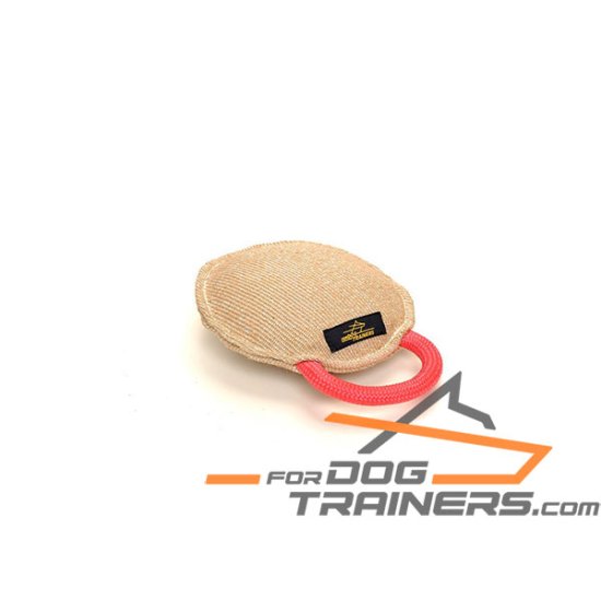 'Easy Grip' Jute Bite Dog Tug with Strong Handle 8 * 8* 3 inch (20* 20* 7 cm) 'Easy Grip' Jute Bite Dog Tug with Strong Handle 8 * 8* 3 inch (20* 20* 7 cm)