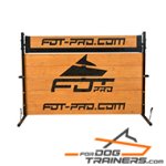 Adjustable Wooden Jump/Barrier with Rotating Top Bar for Schutzhund Training