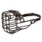 Wire Dog Mouth Guard for Winter with Black Rubber Cover