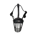 Wire Basket Dog Muzzle with Polymer Coating for Working and Aggressive Dogs