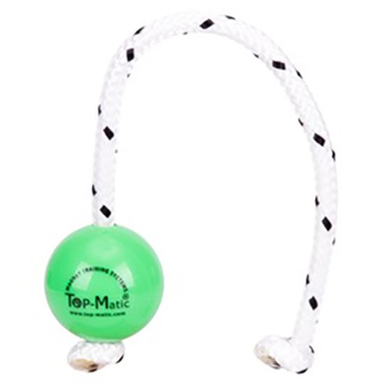 "Favorite Toy" Green Plastic Dog Ball with a Magnet Inside - 2 1/3 Inches Diameter