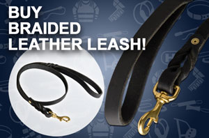 Best Leather Dog Leash for Control of Braided Design Best Leather Dog Leash for Control of Braided Design