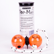Top-Matic Profi Set - Soft Plastic Orange Balls (6,8 cm) + Black Magnets
