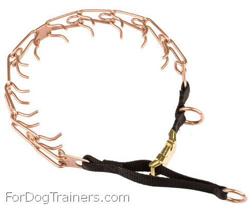 Curogan Dog Prong Collar - 1/8 inch (3.25 mm) link diameter