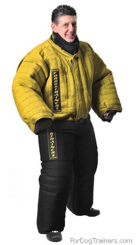 The Best Protection Bite Suit You have ever Experienced Yellow Protection Bite Suit